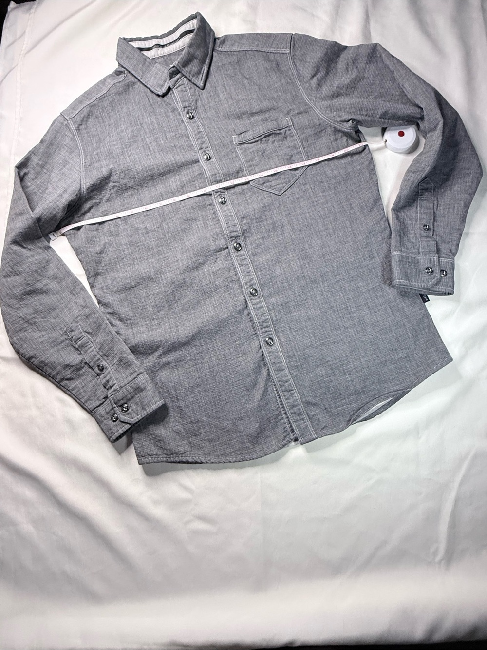 Kuhl Men's Heather Gray Long-Sleeve Button-Down Shirt NWOT